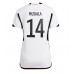 Tyskland Jamal Musiala #14 Hemma matchtröja Dam VM 2022 Kortärmad Billigt